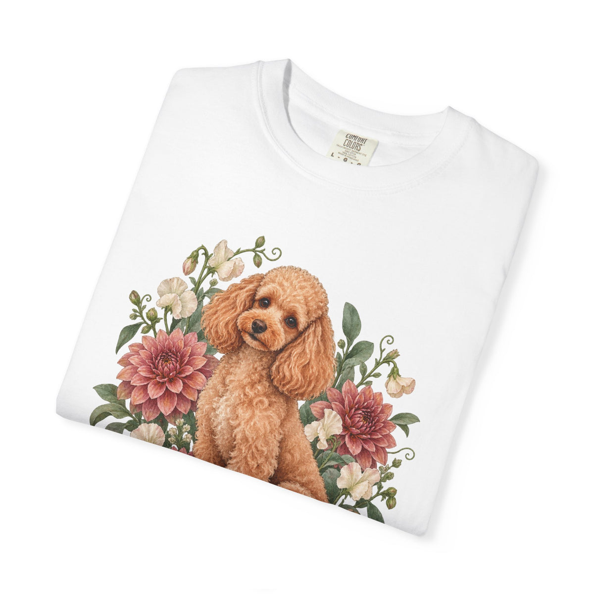 Poodle T-Shirt — Curls & Petals