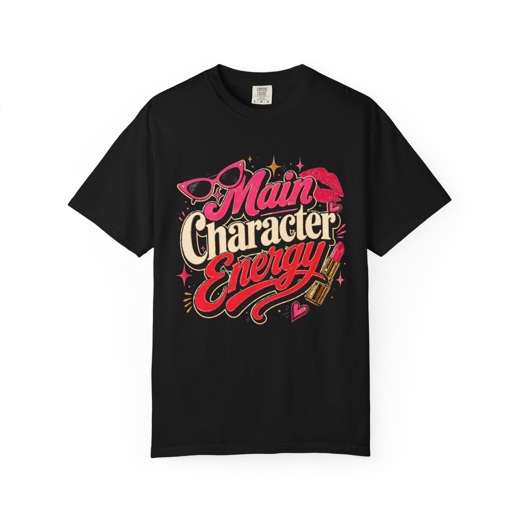 Main Character Energy - Retro Glam Tee