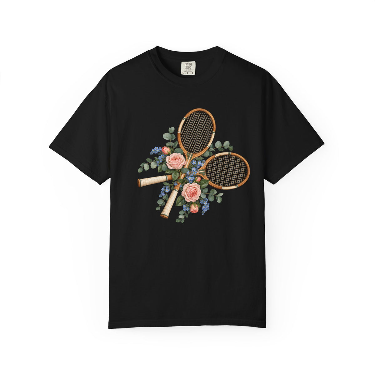 Floral Tennis T-Shirt — Love All in Bloom