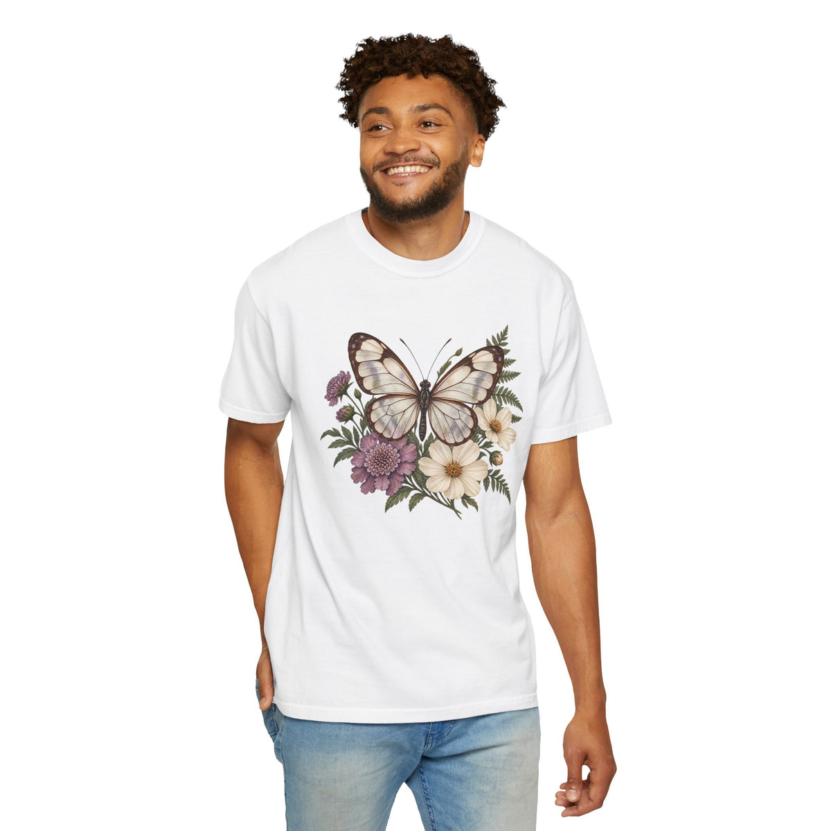 Butterfly Shirt — On Quiet Wings Botanical Tee
