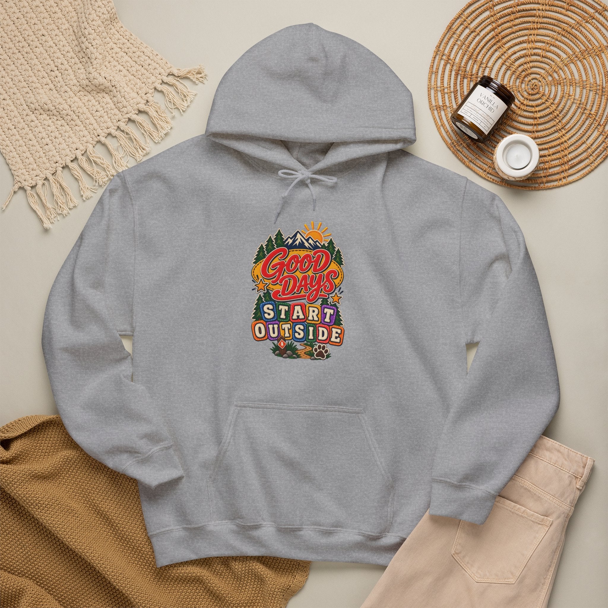 Good Days Start Outside Hoodie — Soft Fleece