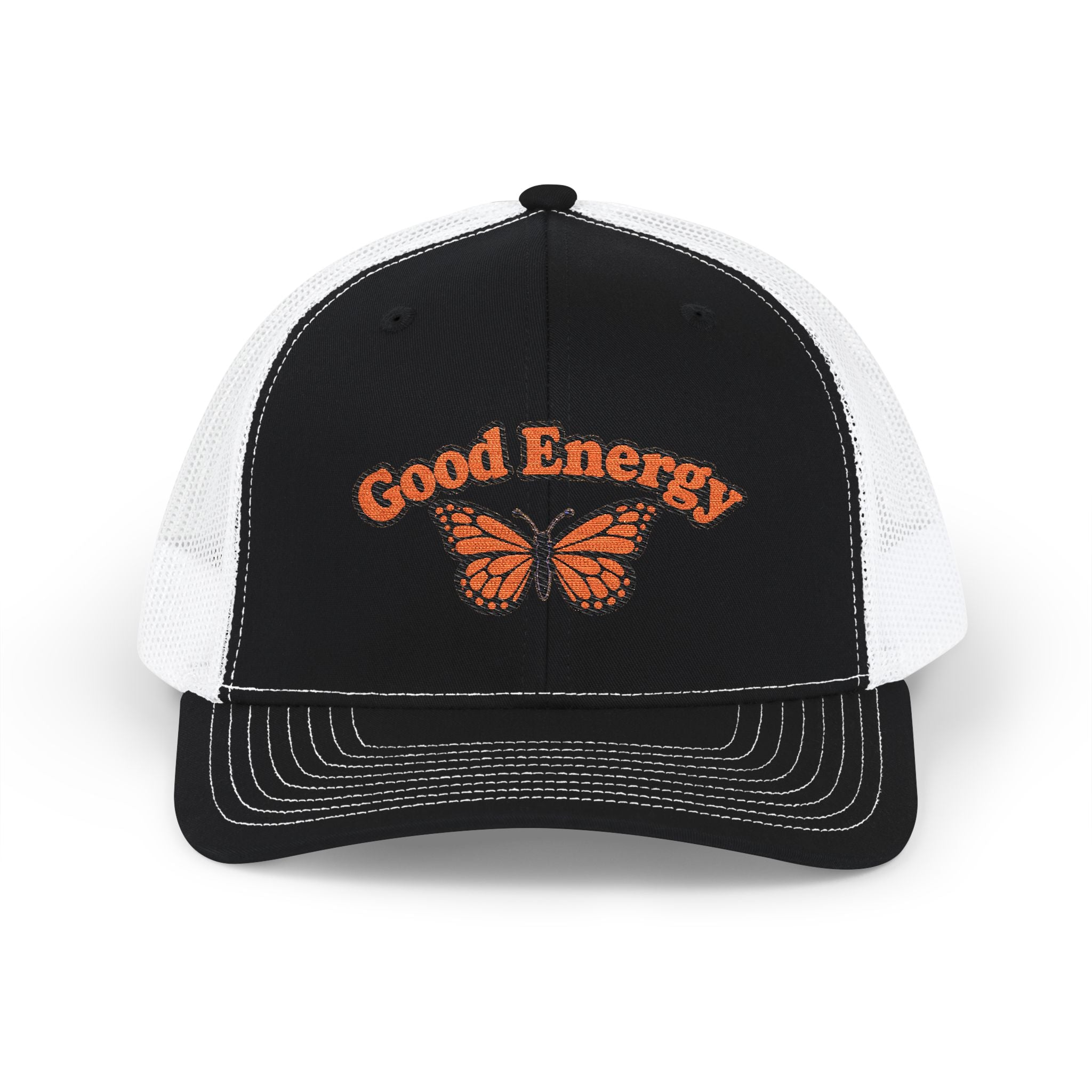 Good Energy — Monarch Butterfly Embroidered Trucker Hat