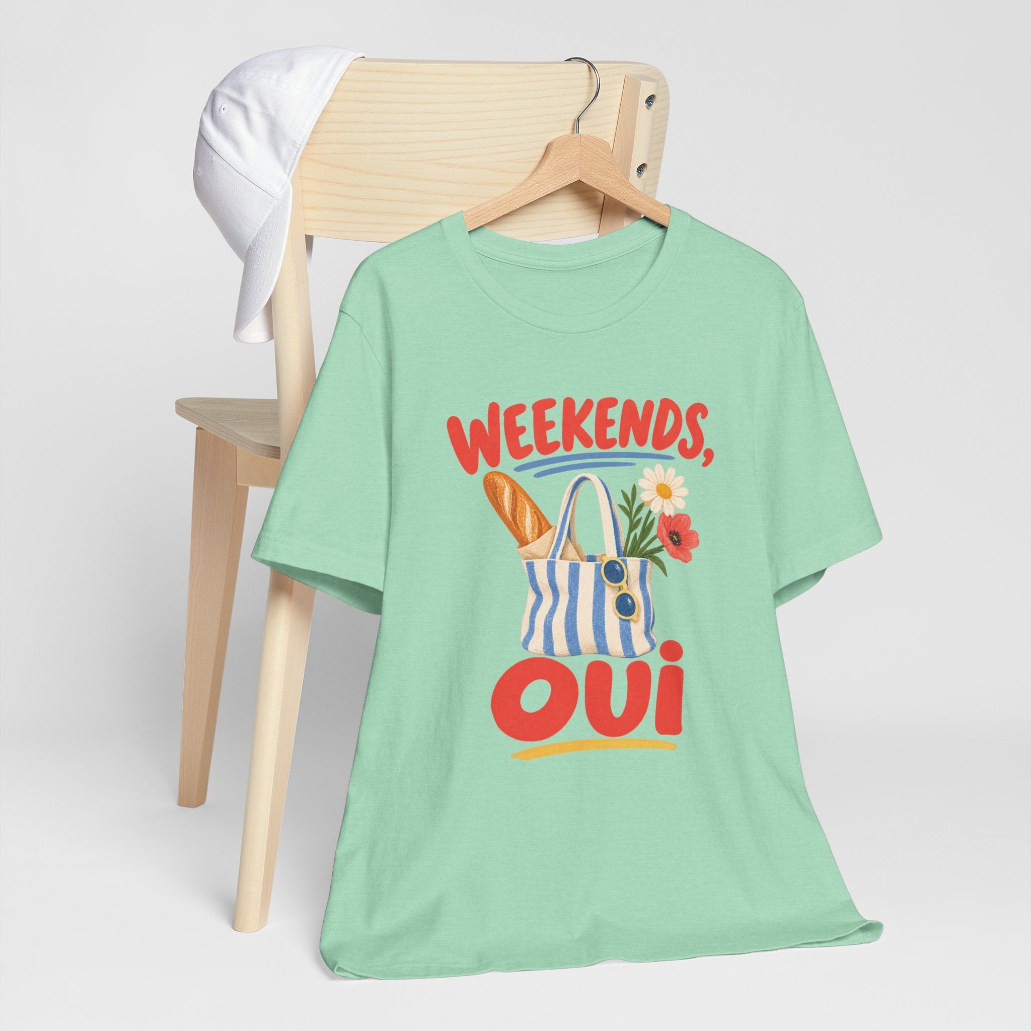 Weekend Oui French Quote T-Shirt