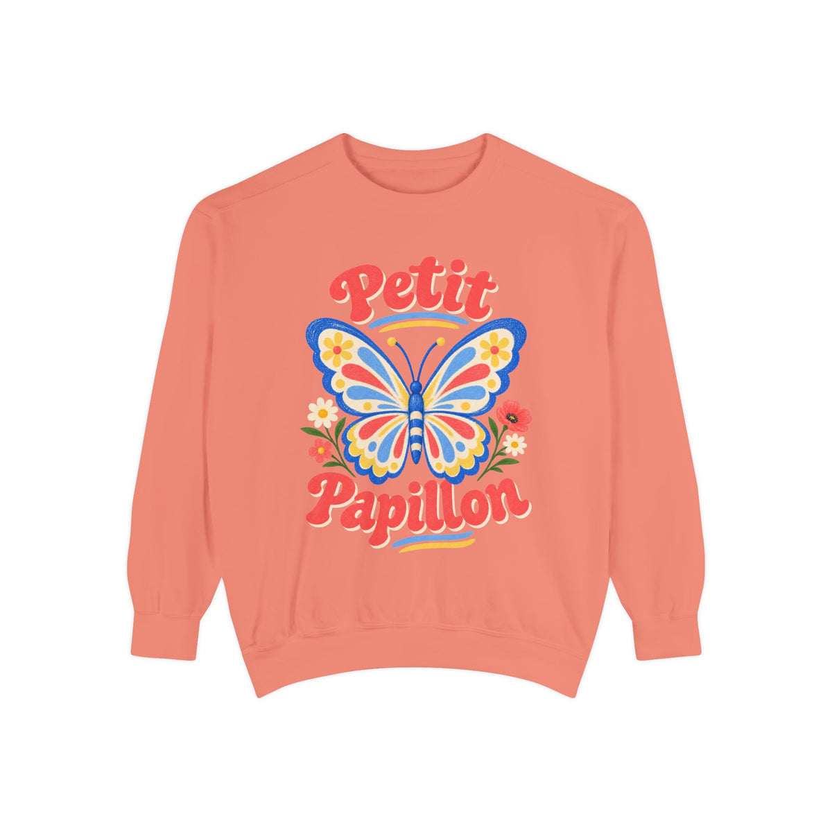 Petit Papillon Butterfly Sweatshirt — Garment-Dyed Fleece
