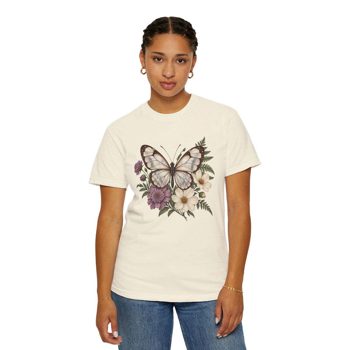 Butterfly Shirt — On Quiet Wings Botanical Tee