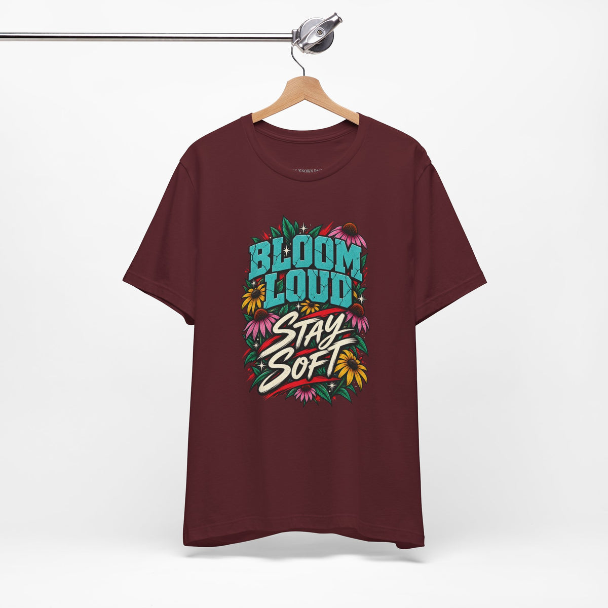 Bloom Loud Floral T-Shirt — Garment-Dyed Cotton