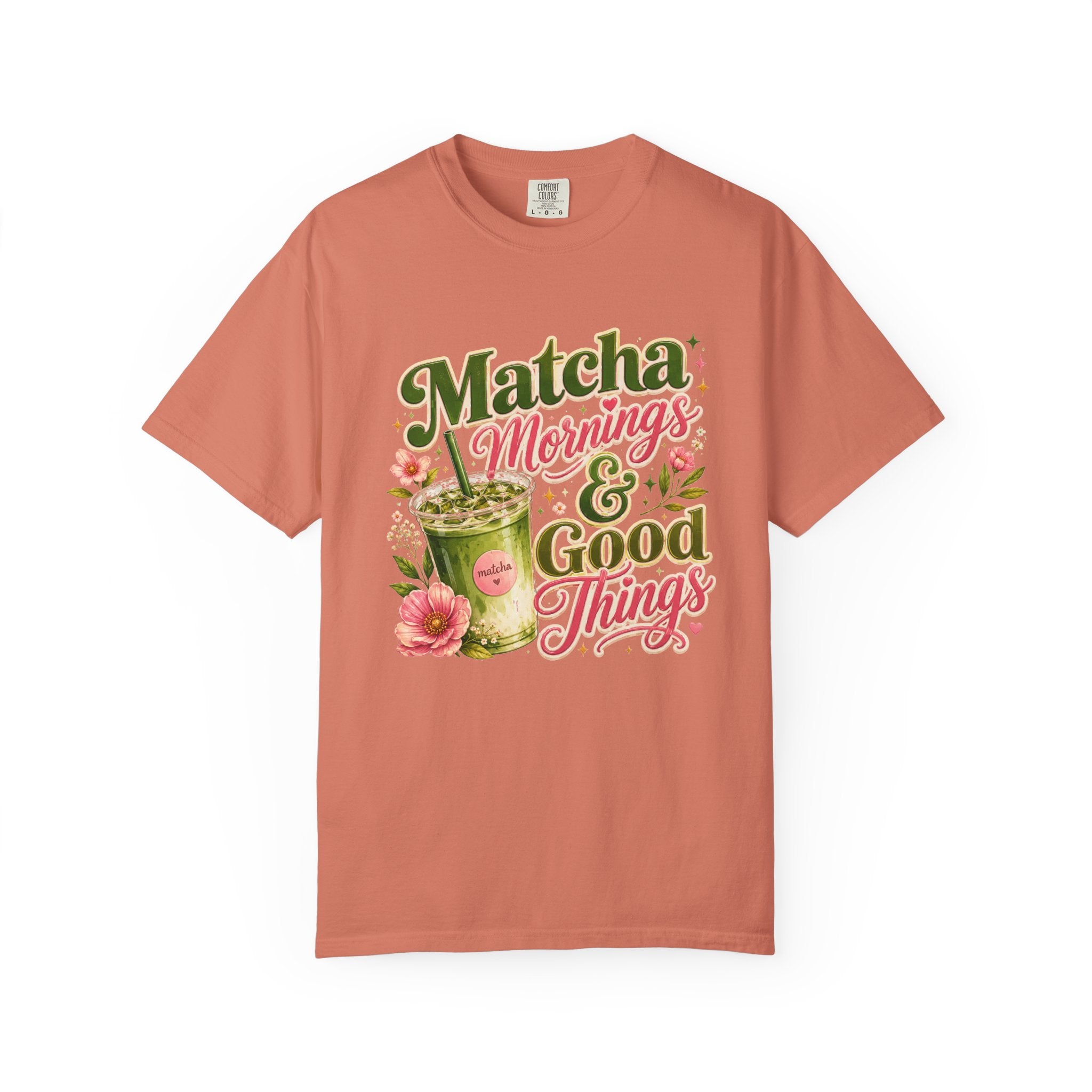 Matcha Mornings & Good Things - Retro Latte Tee