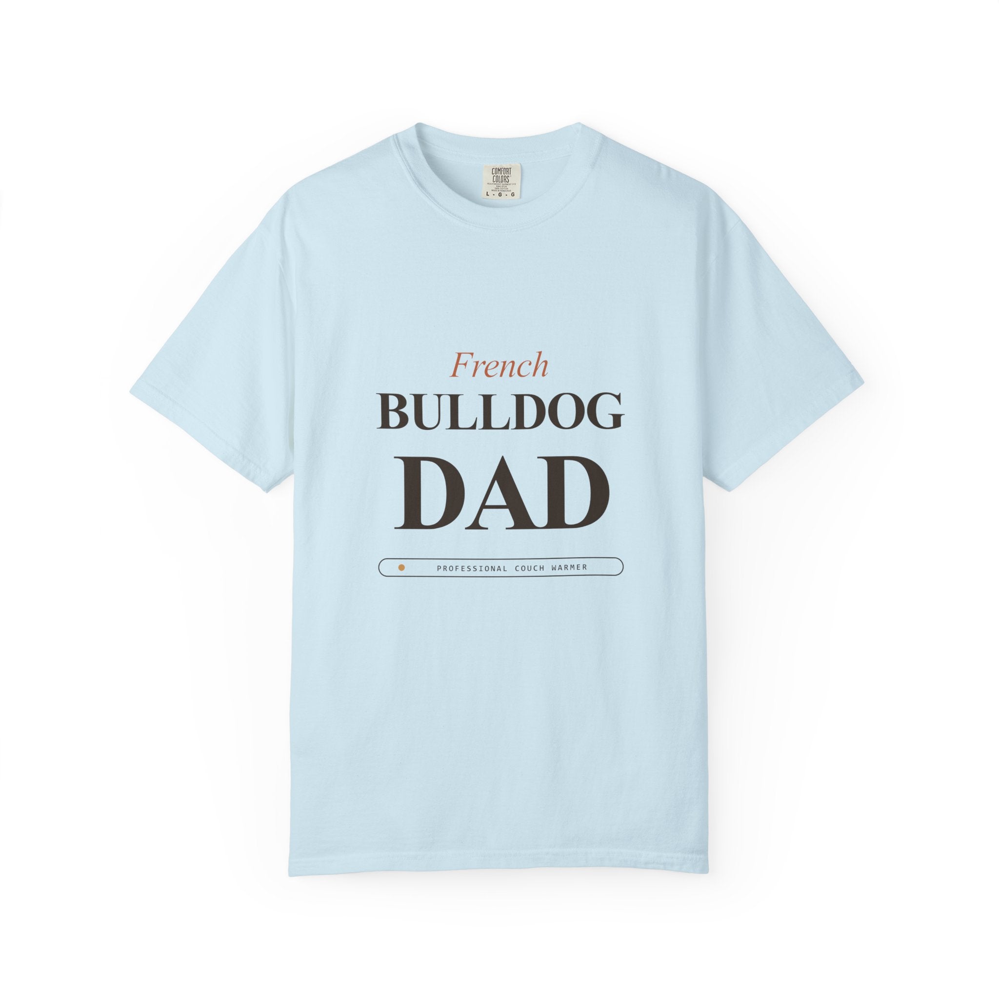 Professional Couch Warmer French Bulldog tee folded view