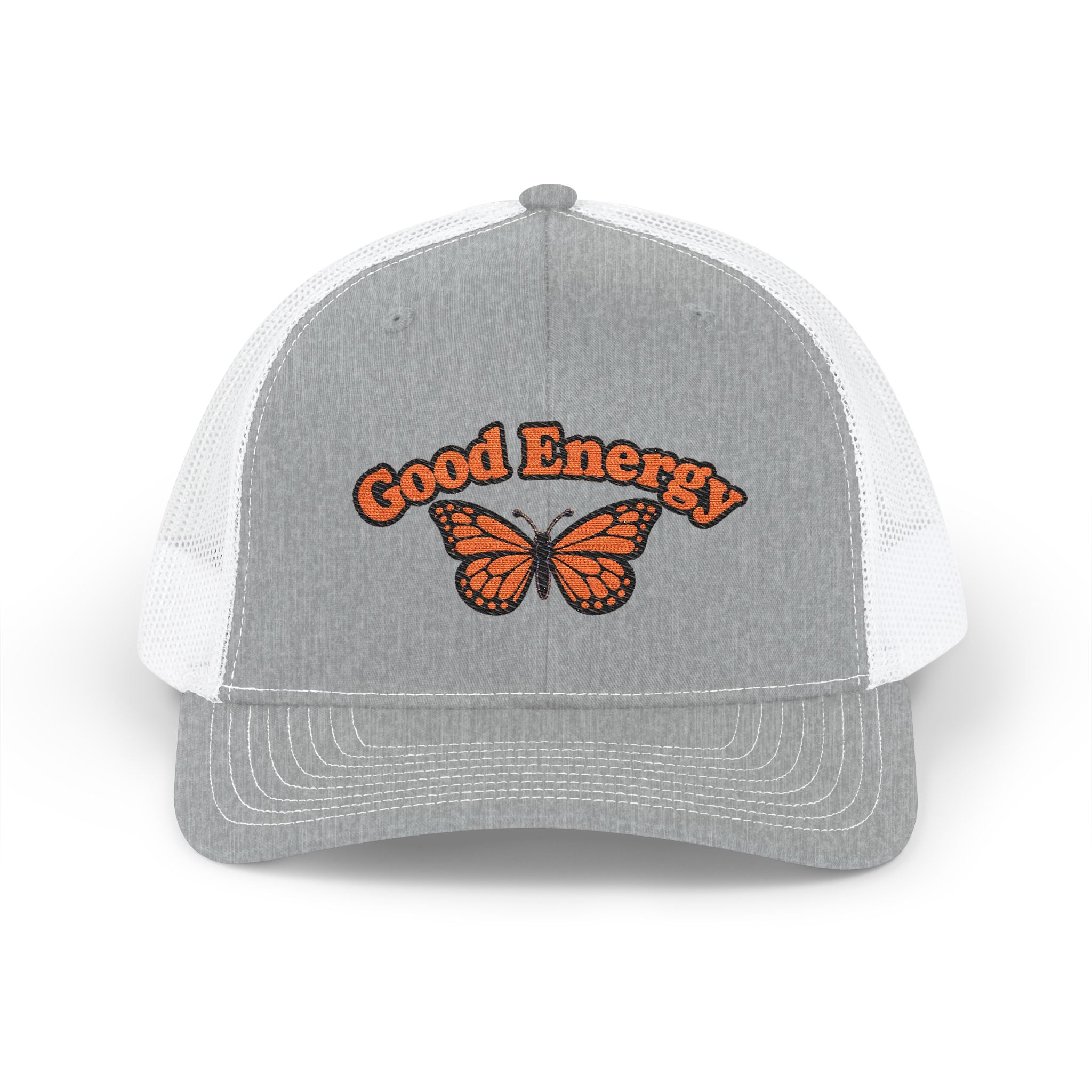 Good Energy — Monarch Butterfly Embroidered Trucker Hat