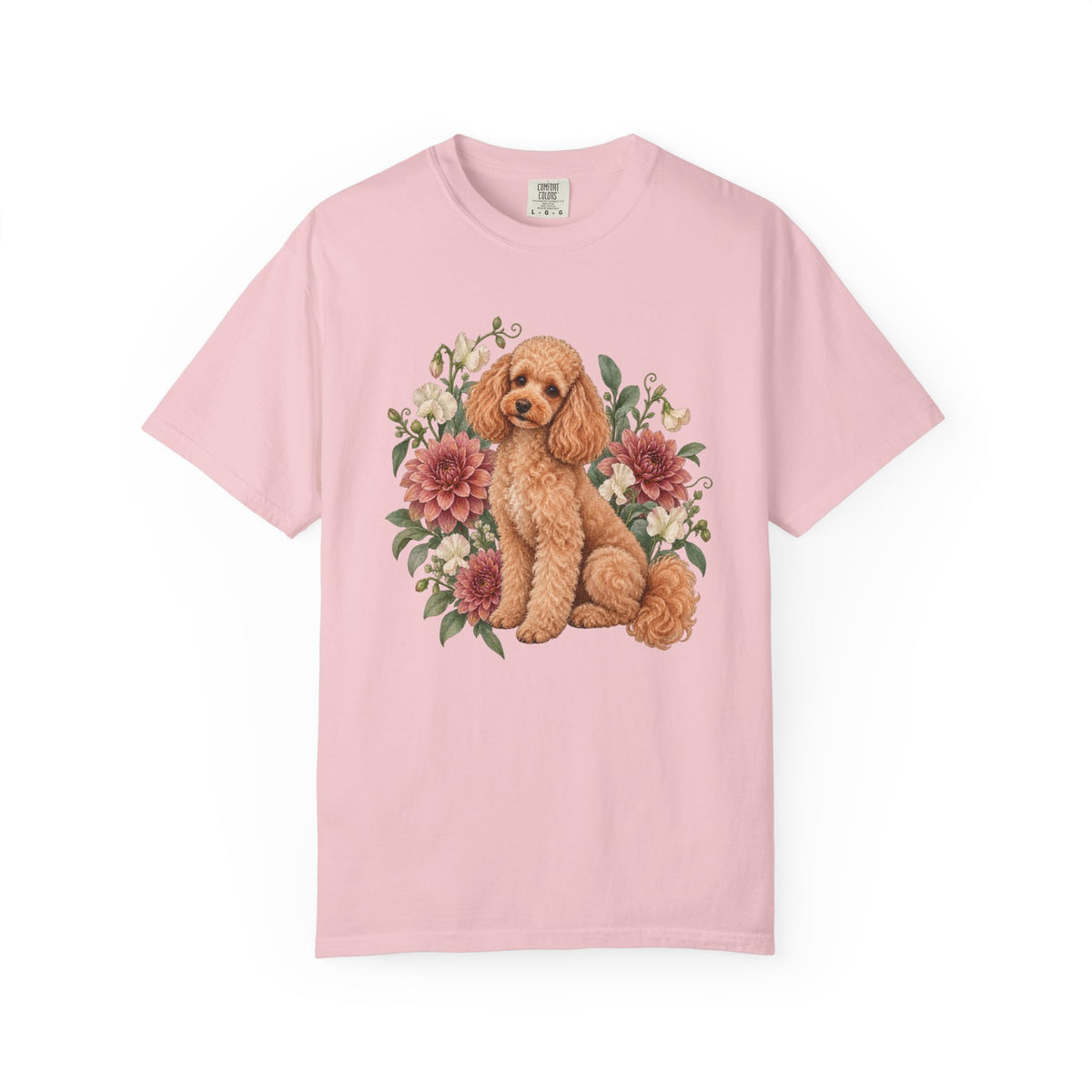 Poodle T-Shirt — Curls & Petals