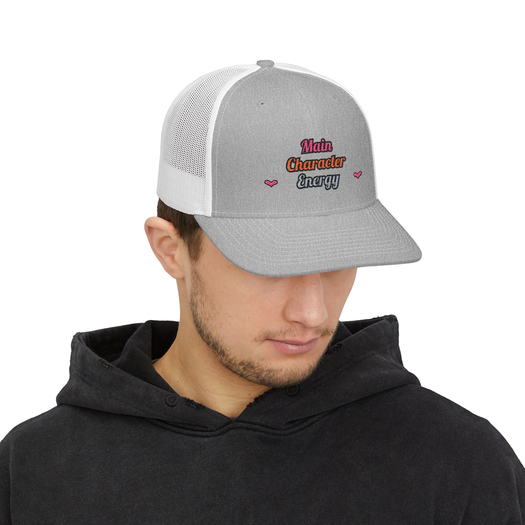 Main Character Energy — Embroidered Trucker Hat
