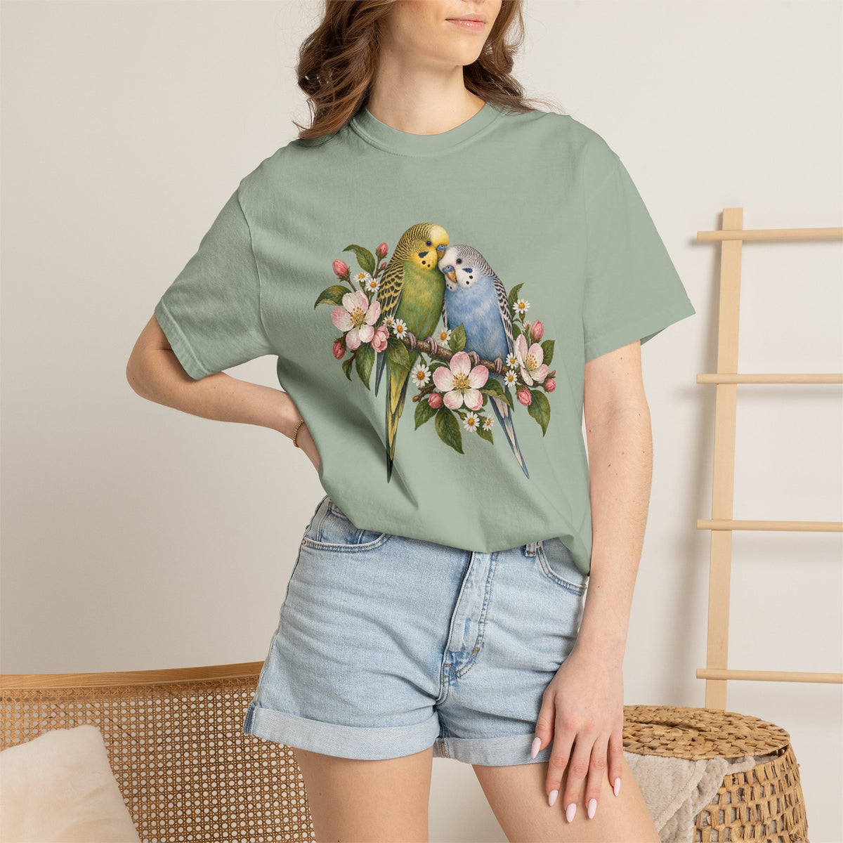 Budgie Parakeet T-Shirt — Where You Perch