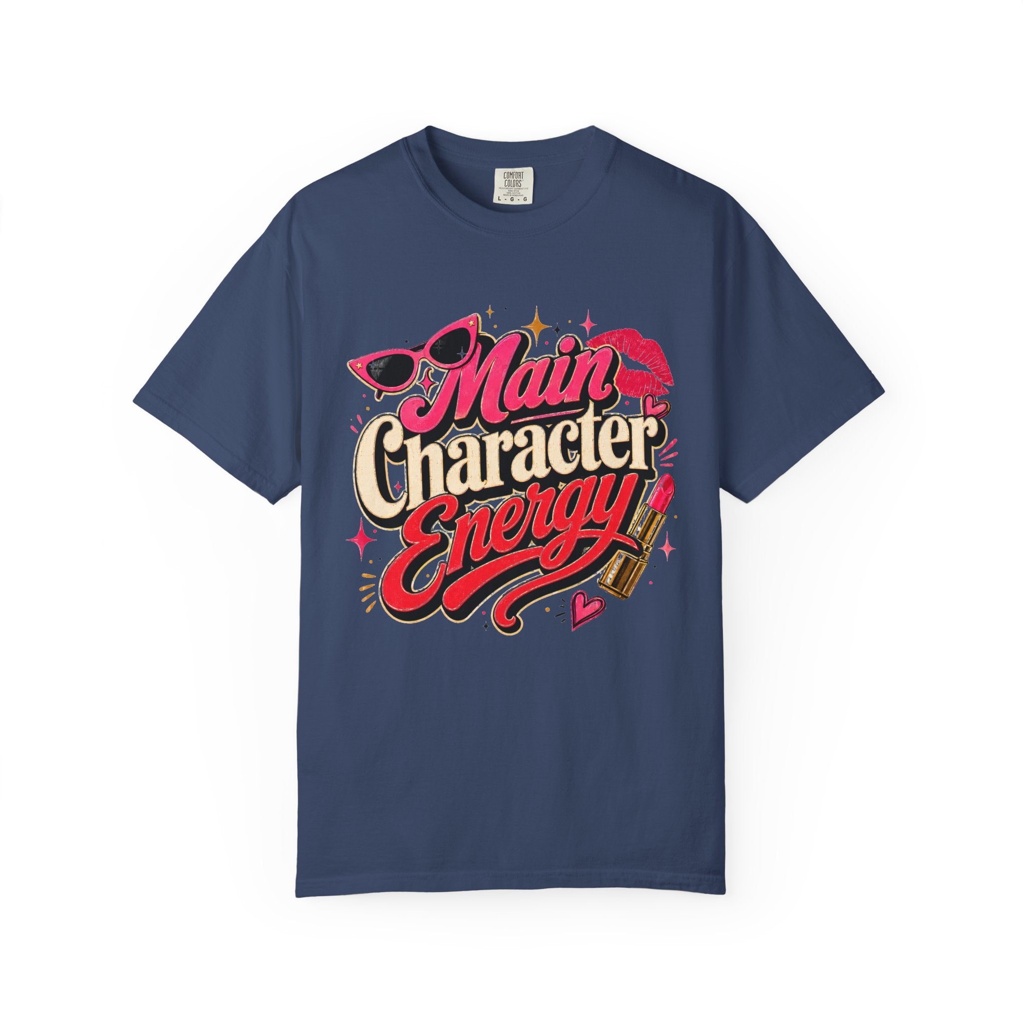 Main Character Energy - Retro Glam Tee