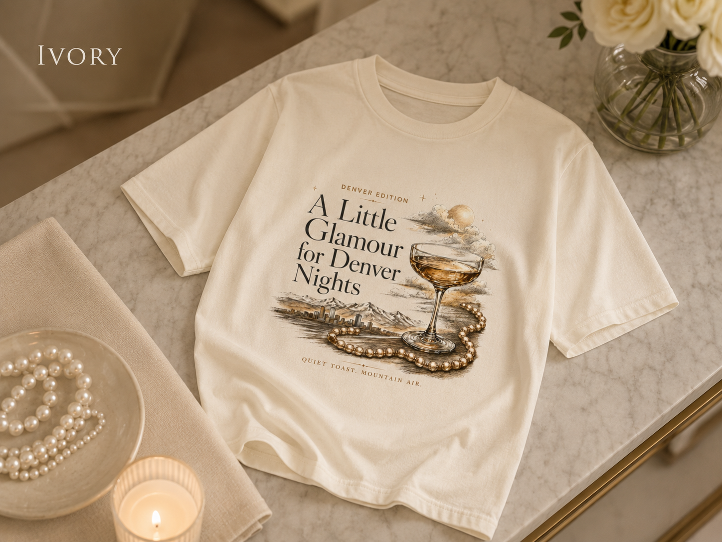 A Little Glamour for Denver Nights — Denver Edition Tee