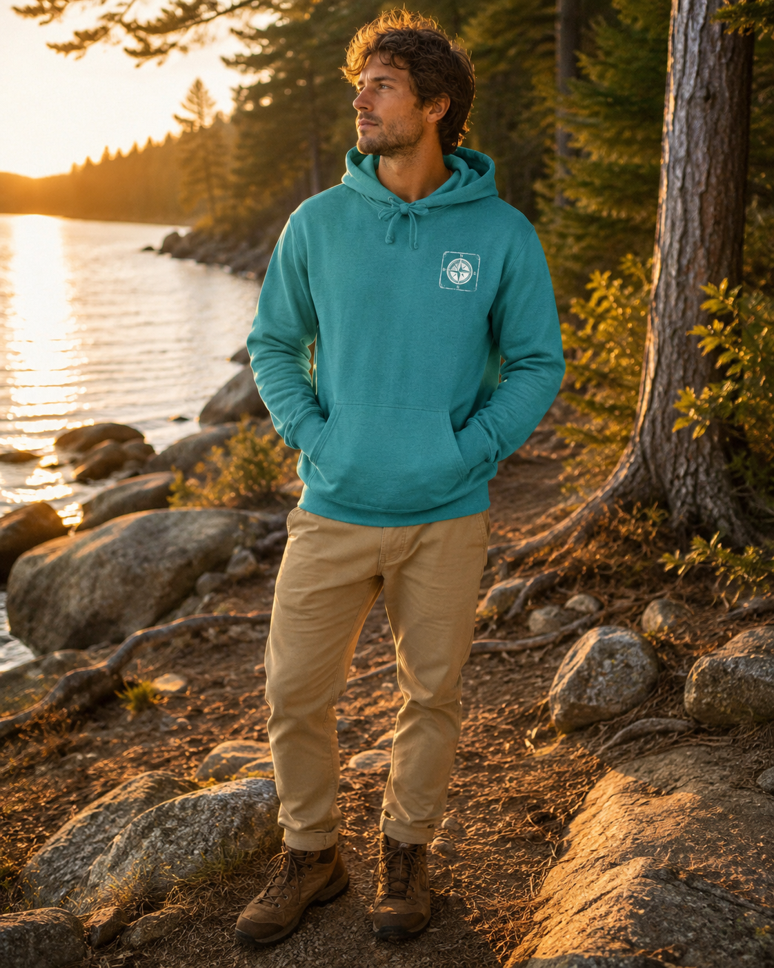 The Adventure Lives Here Campfire Hoodie