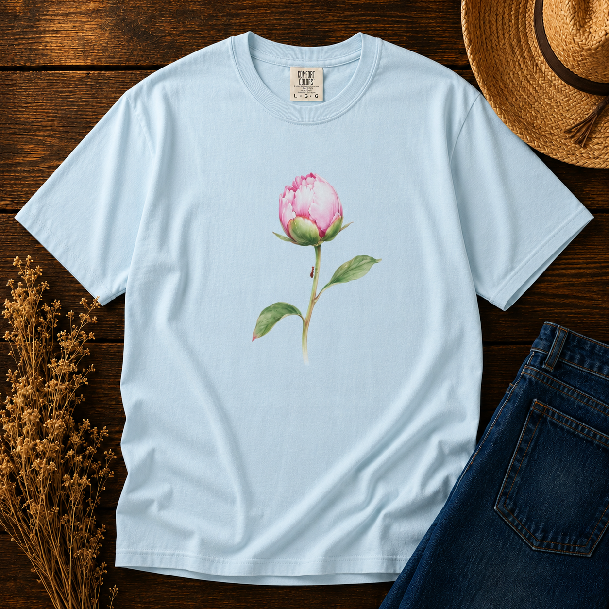Any Day Now — Peony Bud Tee
