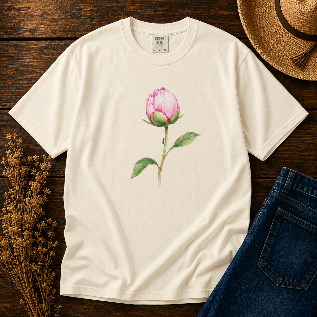 Any Day Now — Peony Bud Tee