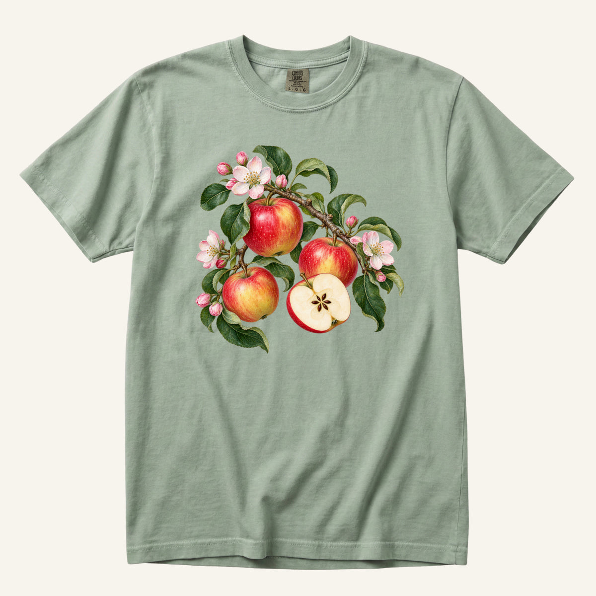 Apple & Apple Blossom T-Shirt — The Orchard Promise