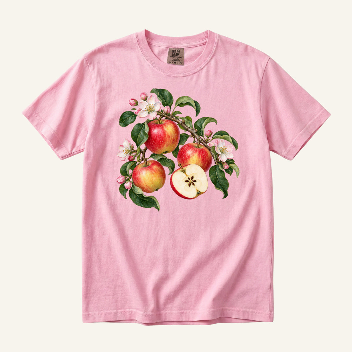 Apple & Apple Blossom T-Shirt — The Orchard Promise