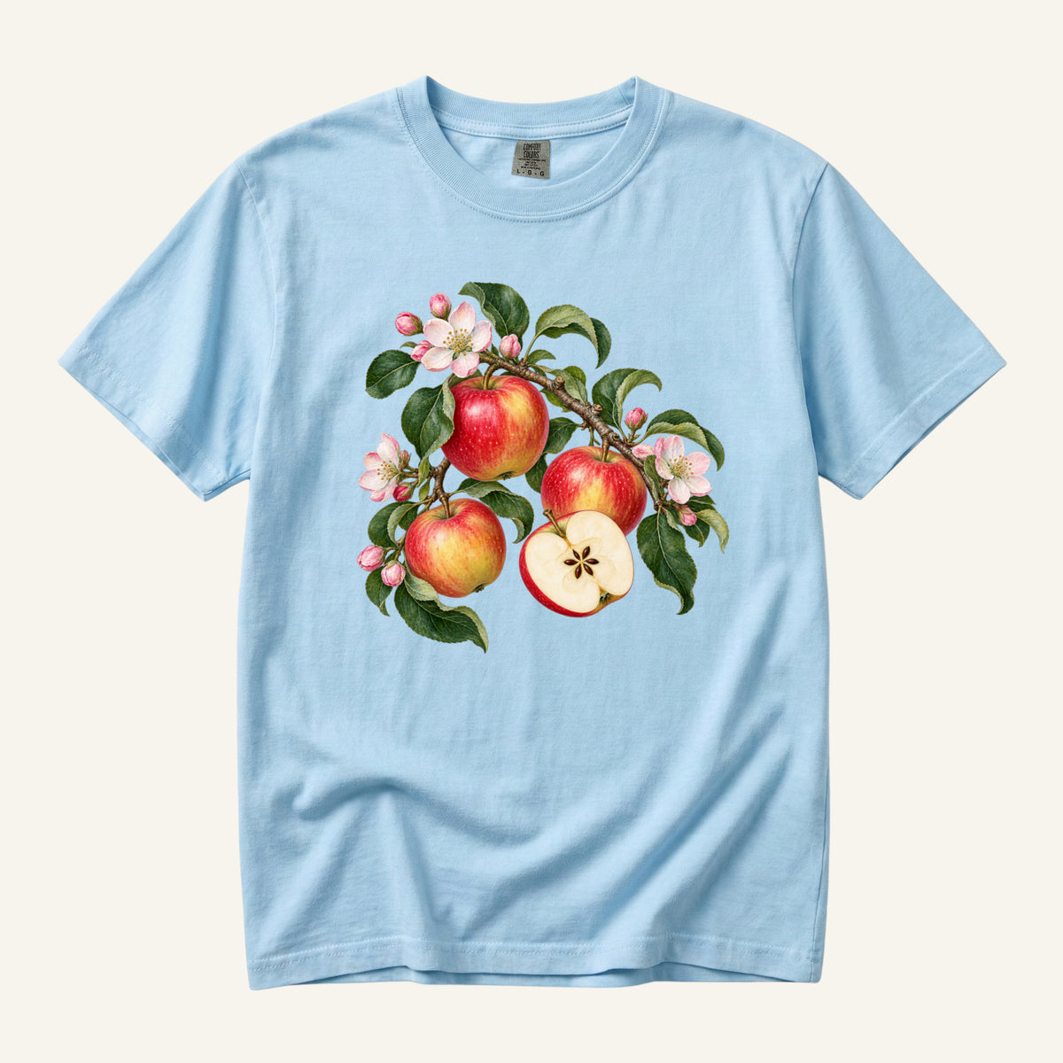 Apple & Apple Blossom T-Shirt — The Orchard Promise