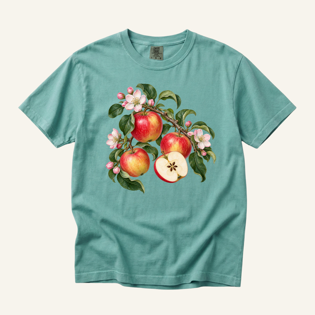 Apple & Apple Blossom T-Shirt — The Orchard Promise