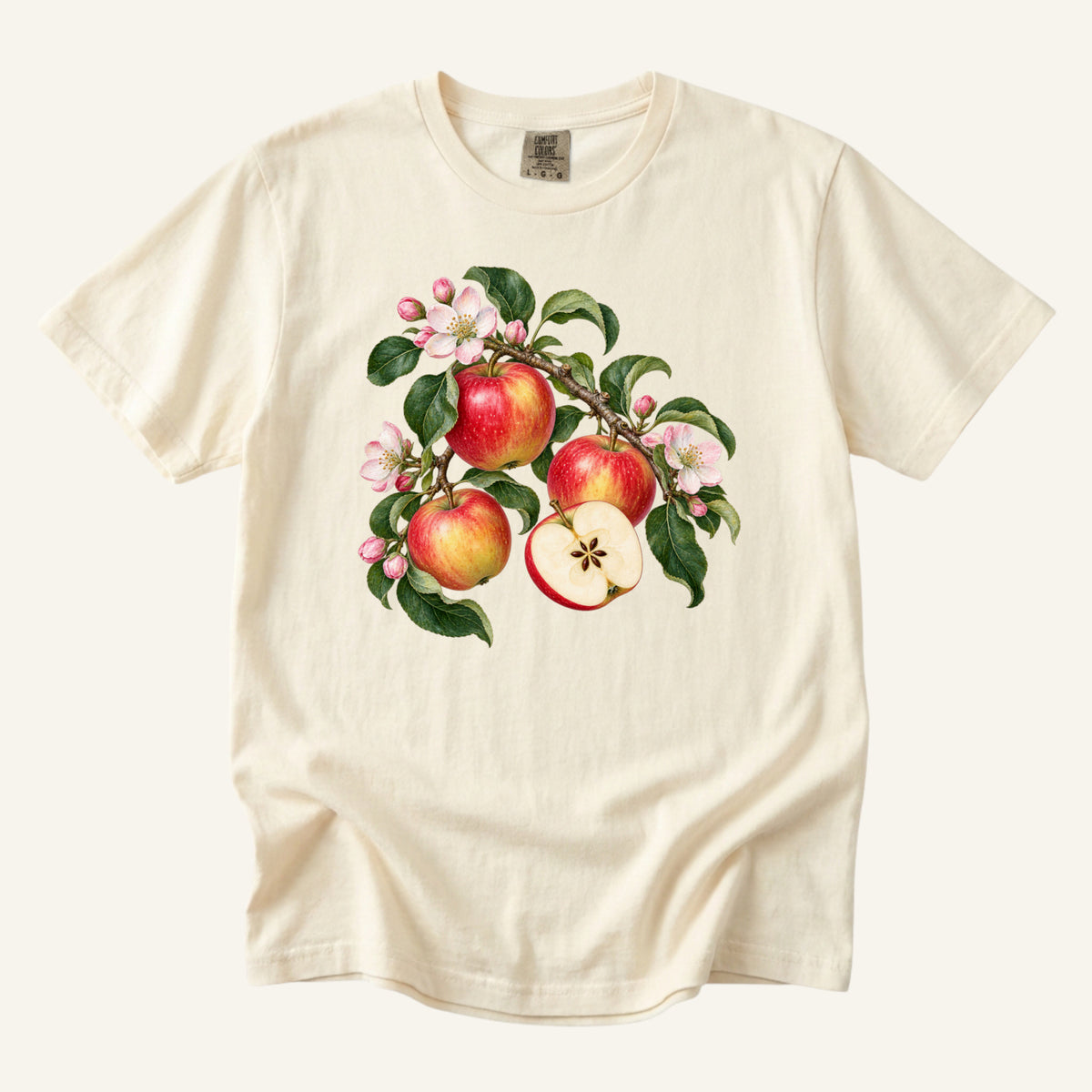 Apple & Apple Blossom T-Shirt — The Orchard Promise