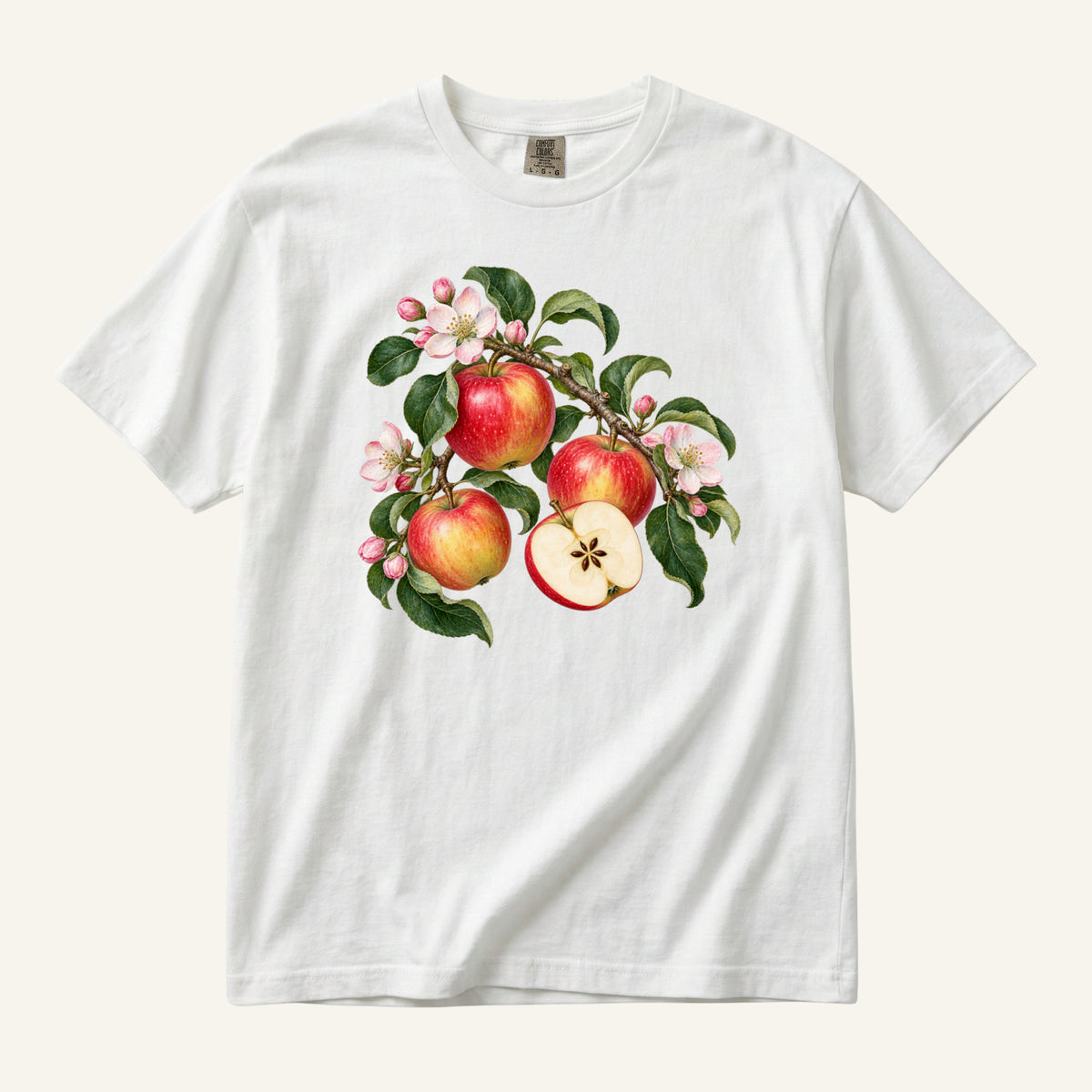 Apple & Apple Blossom T-Shirt — The Orchard Promise