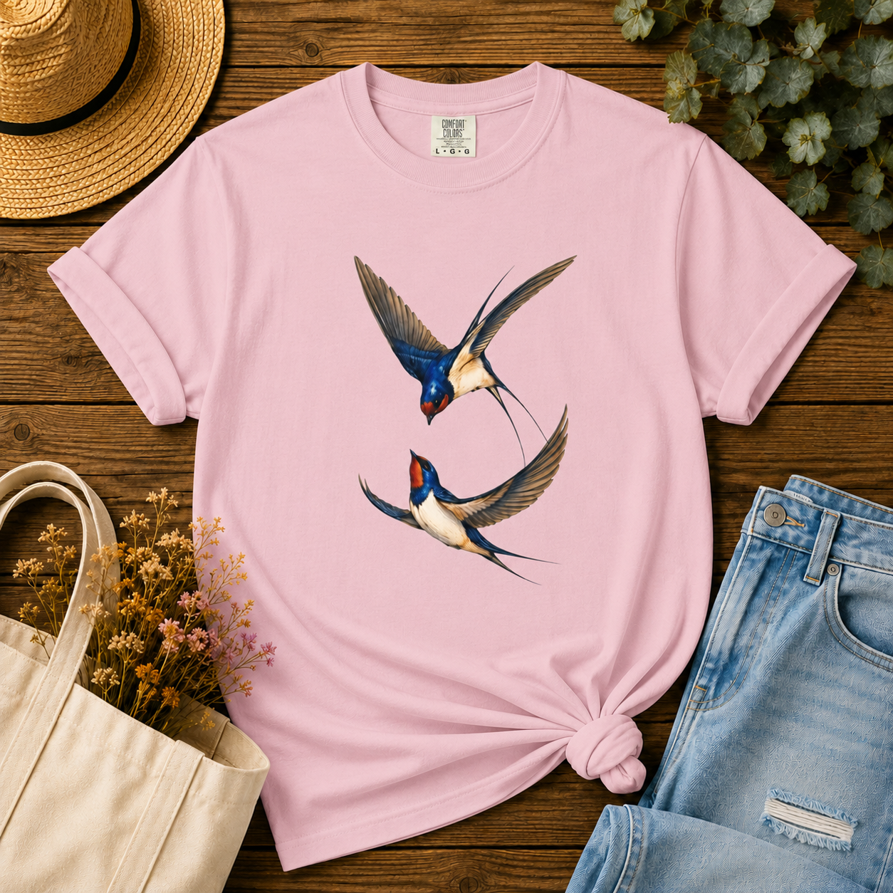 Barn Swallows in Flight Tee