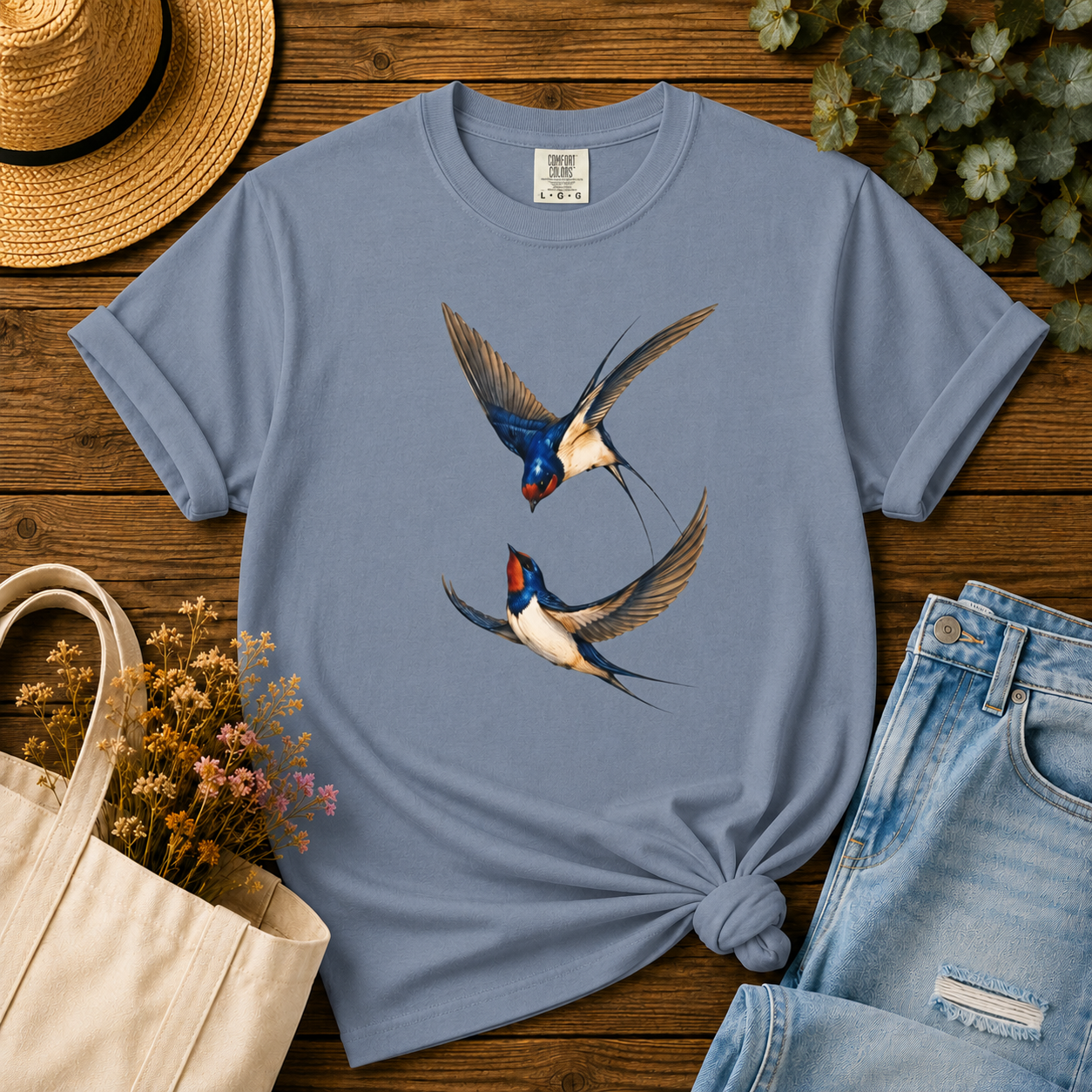 Barn Swallows in Flight Tee