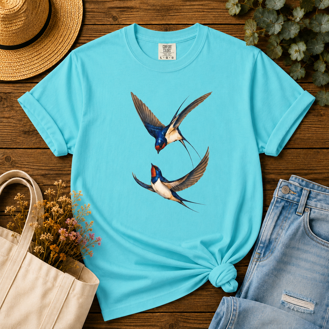Barn Swallows in Flight Tee