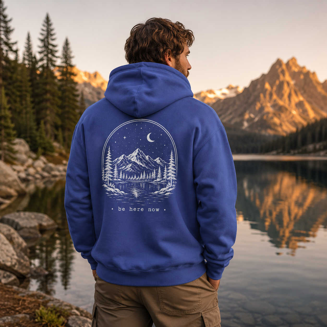 "Stay Wild, Be Here Now" Adventure Hoodie