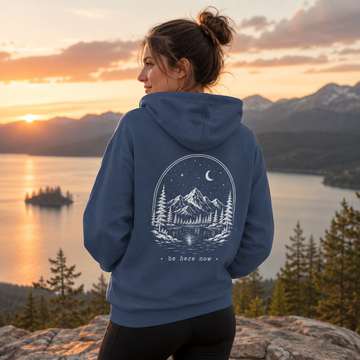 "Stay Wild, Be Here Now" Adventure Hoodie