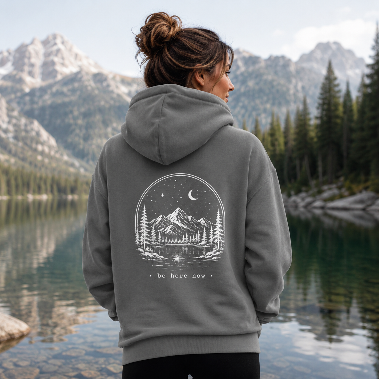 "Stay Wild, Be Here Now" Adventure Hoodie