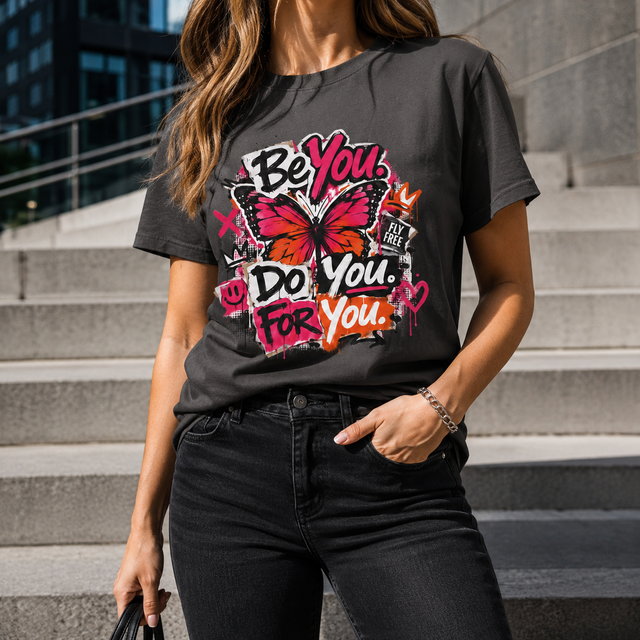 Be You Do You For You Graffiti Tee