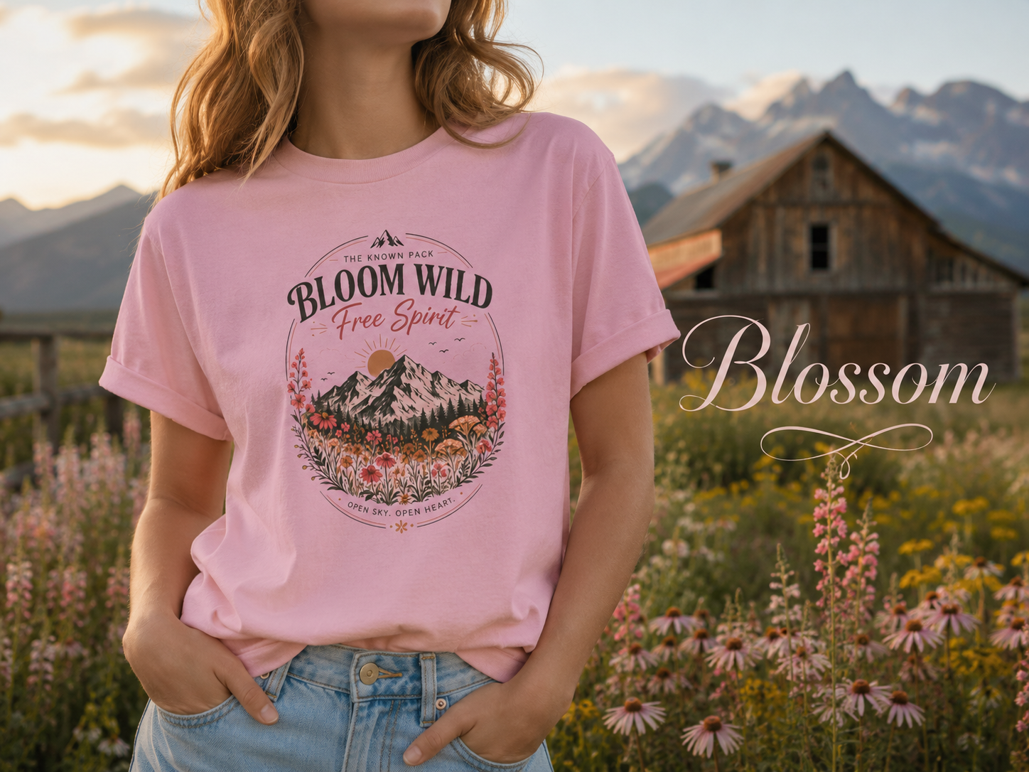 Bloom Wild — Free Spirit Tee