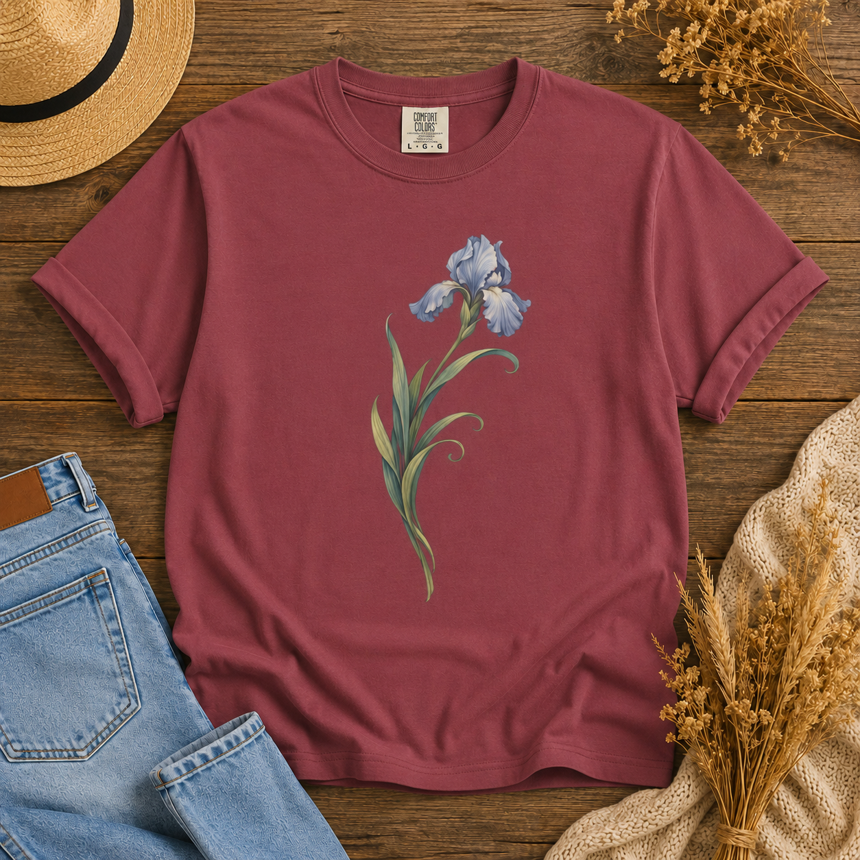 Blue Iris Tee