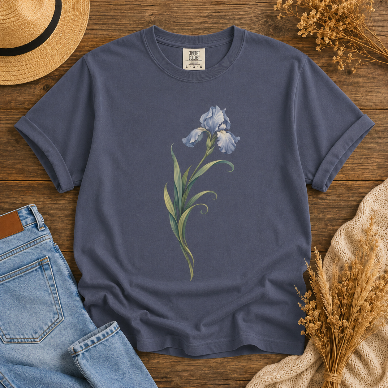 Blue Iris Tee