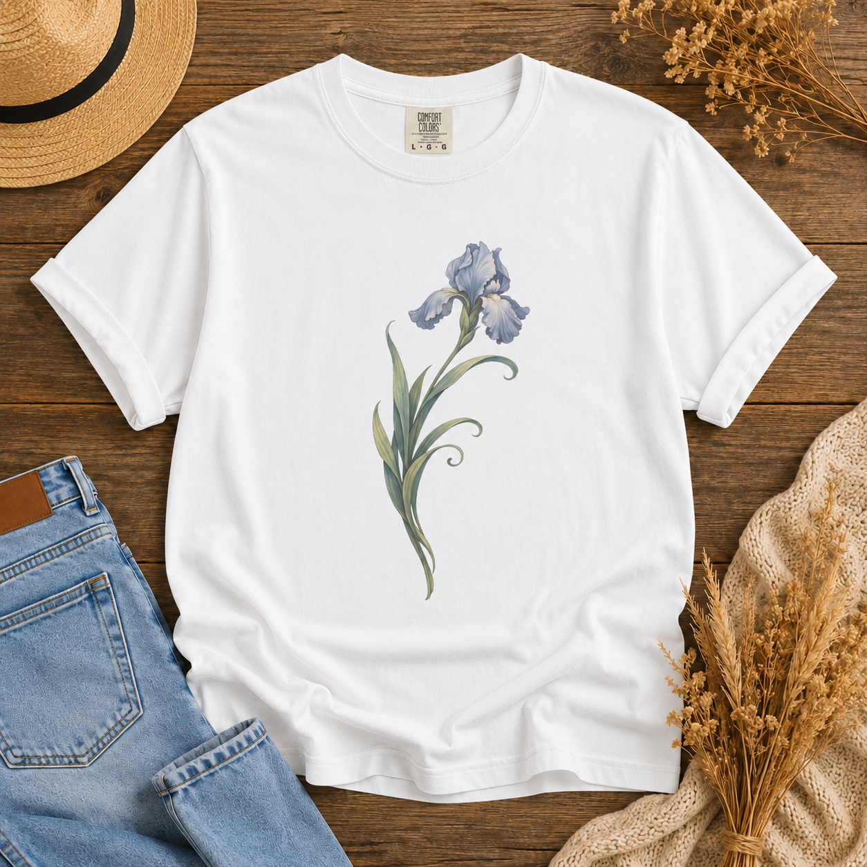Blue Iris Tee