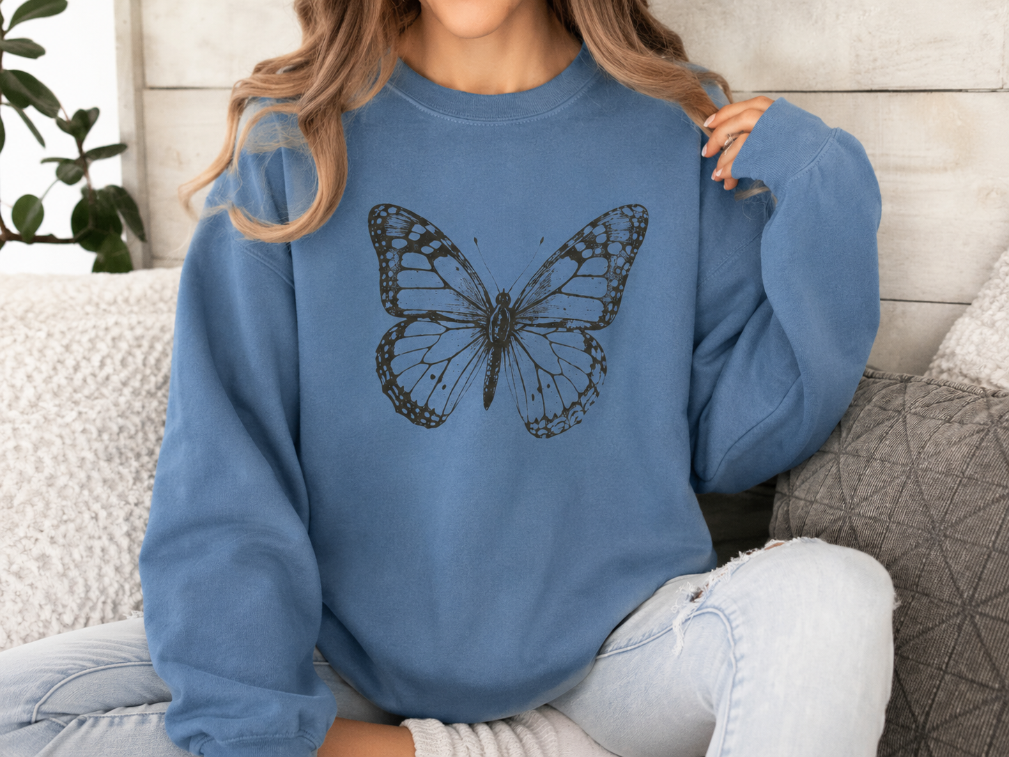 Vintage Monarch — Butterfly Sweatshirt