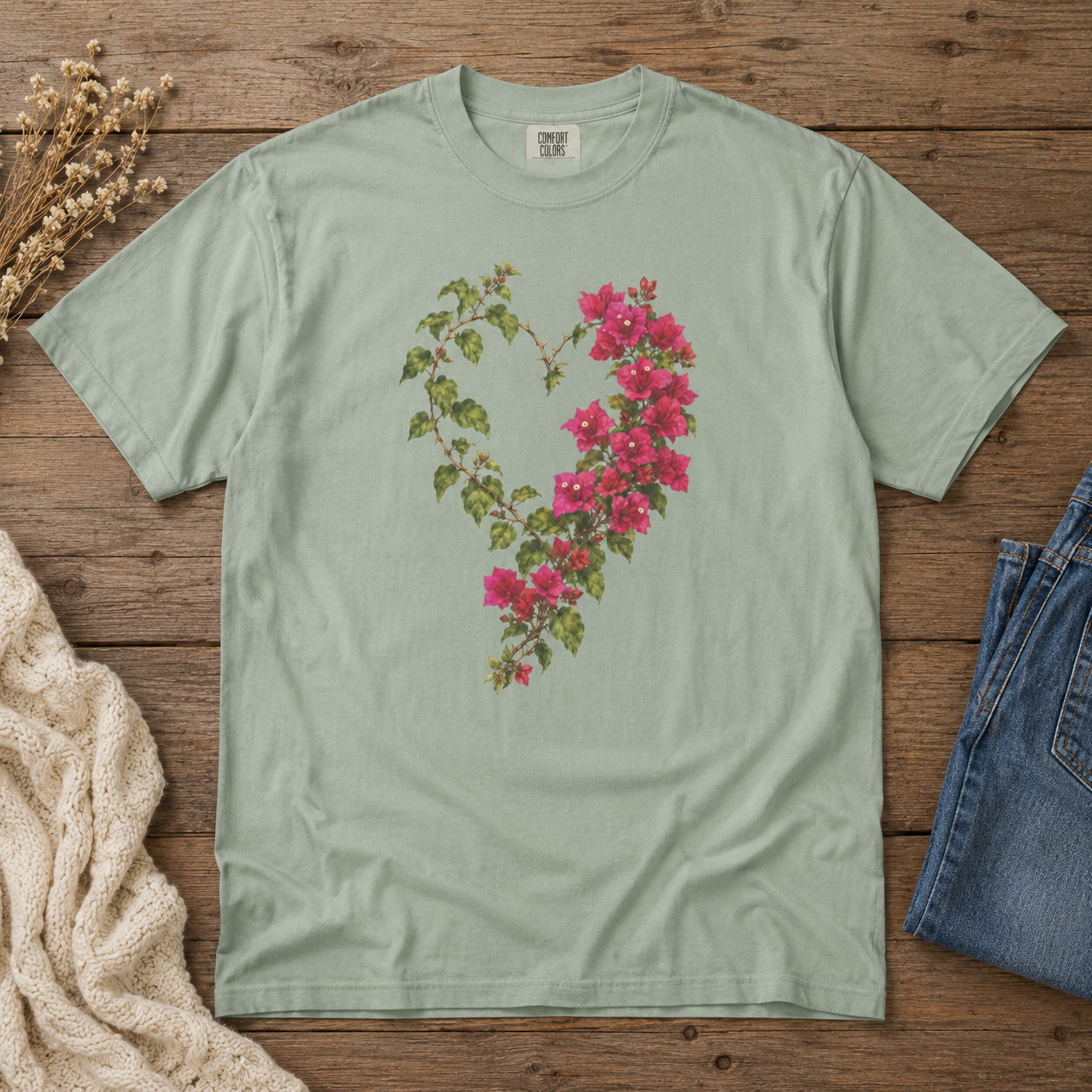 Bougainvillea Heart Tee
