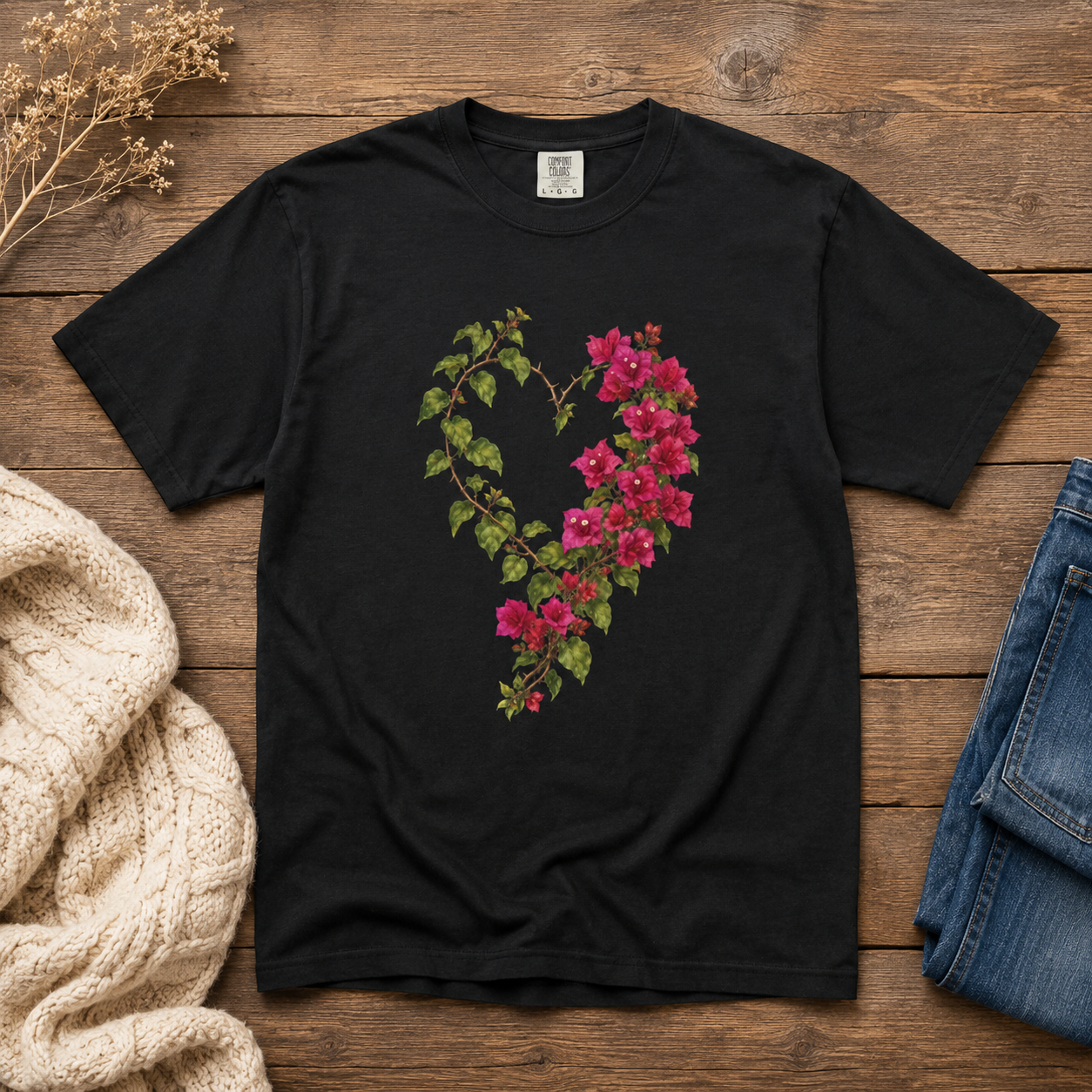 Bougainvillea Heart Tee