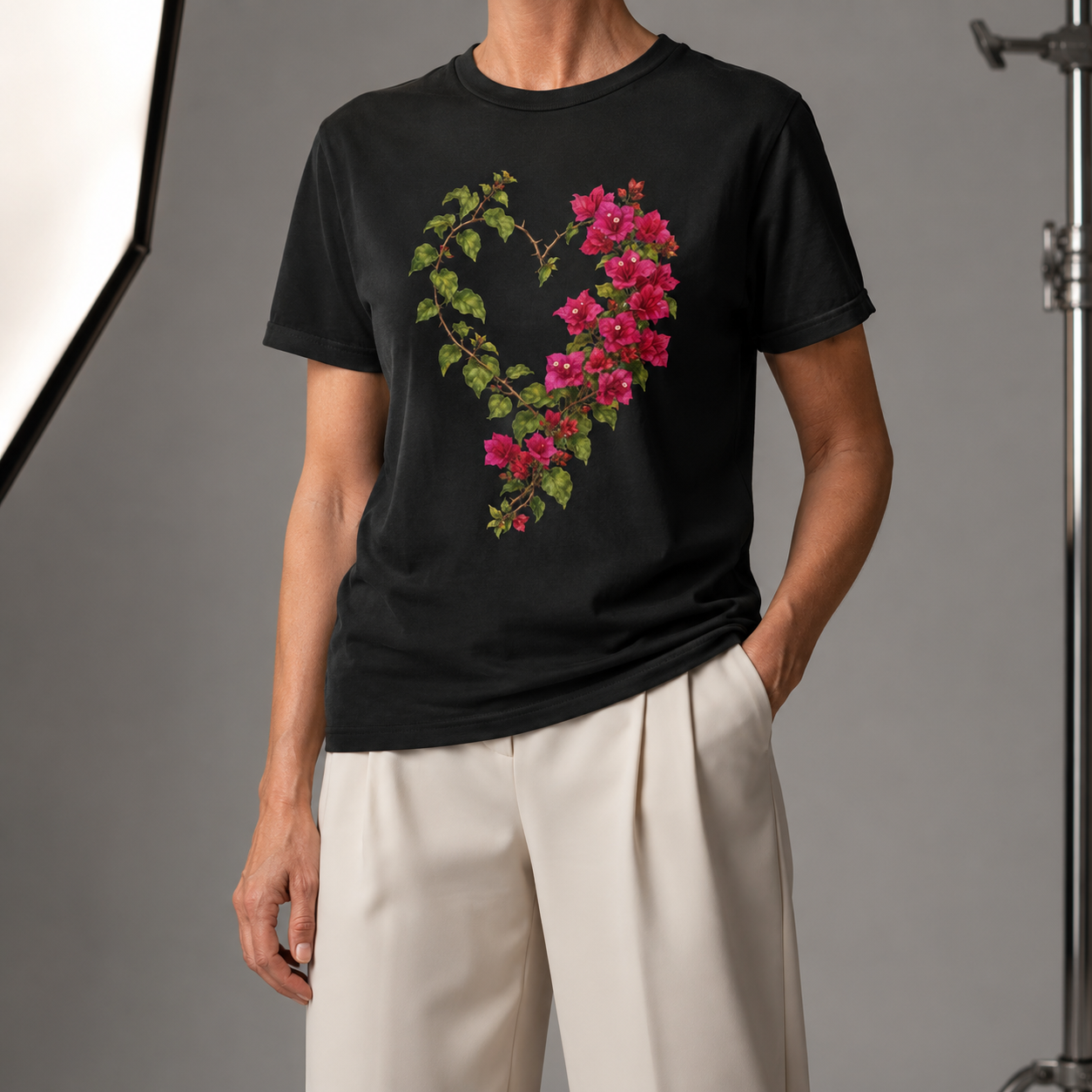 Bougainvillea Heart Tee