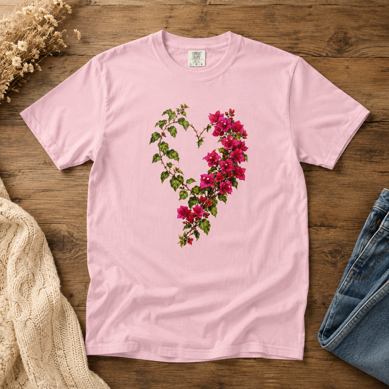 Bougainvillea Heart Tee