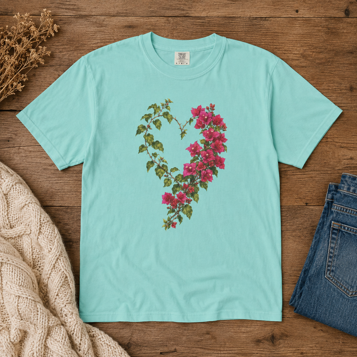 Bougainvillea Heart Tee