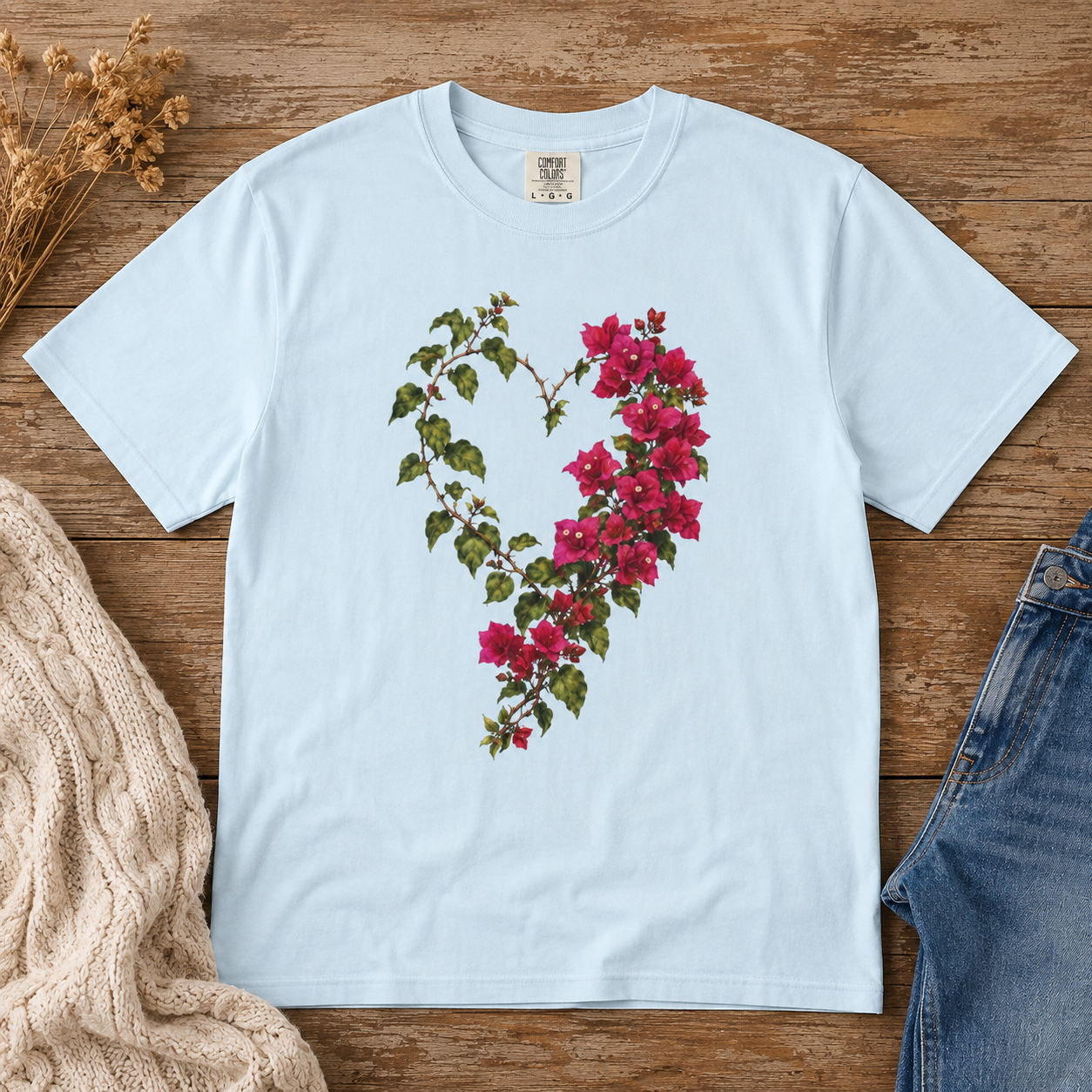 Bougainvillea Heart Tee