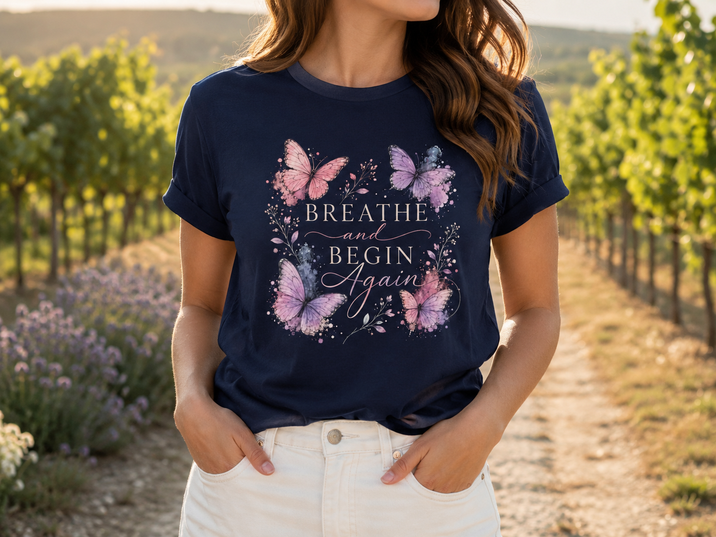 Breathe and Begin Again - Tee