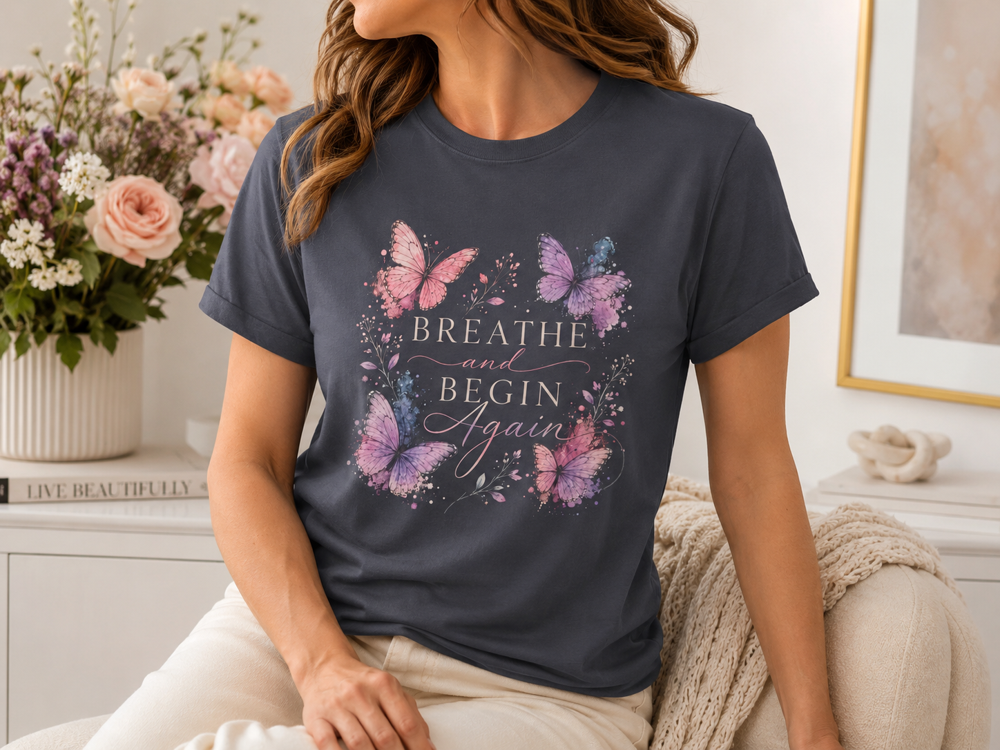 Breathe and Begin Again - Tee