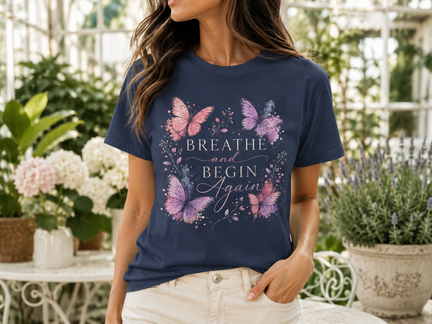 Breathe and Begin Again - Tee