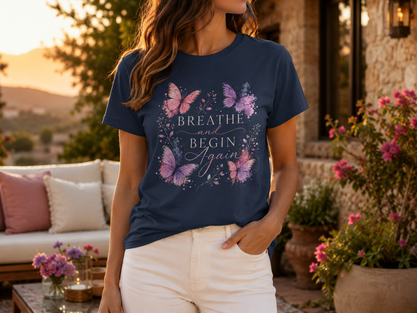 Breathe and Begin Again - Tee