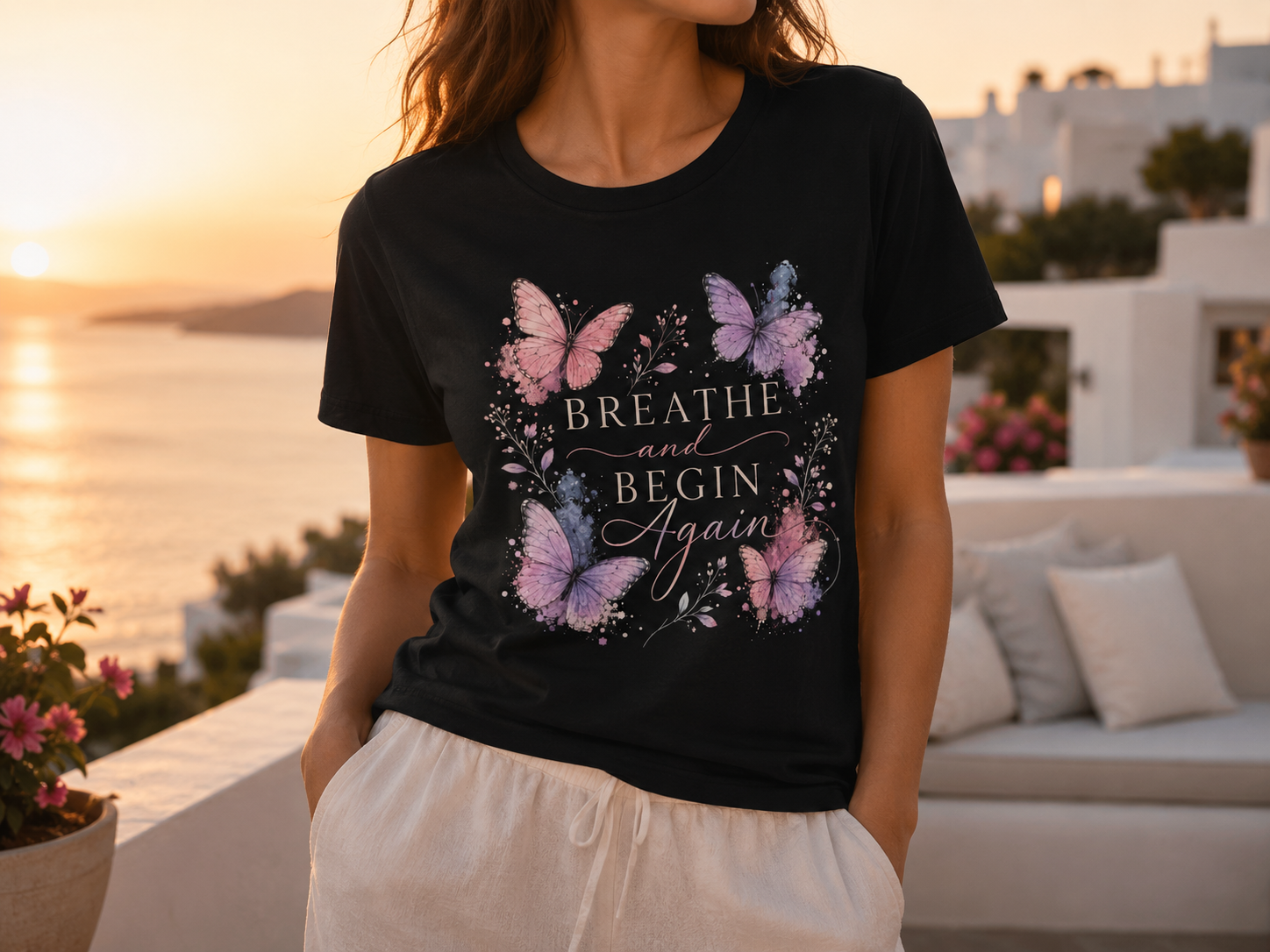 Breathe and Begin Again - Tee